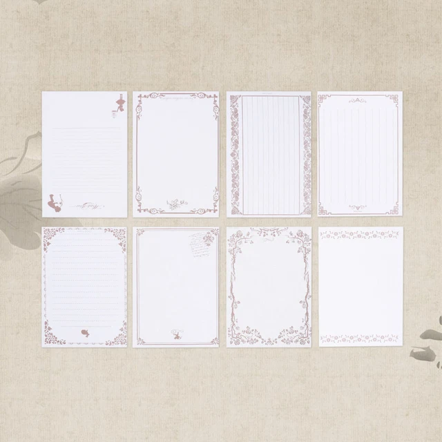 Handwerk Papier Stationären Set Brief Papier Buchstaben Schreibwaren
