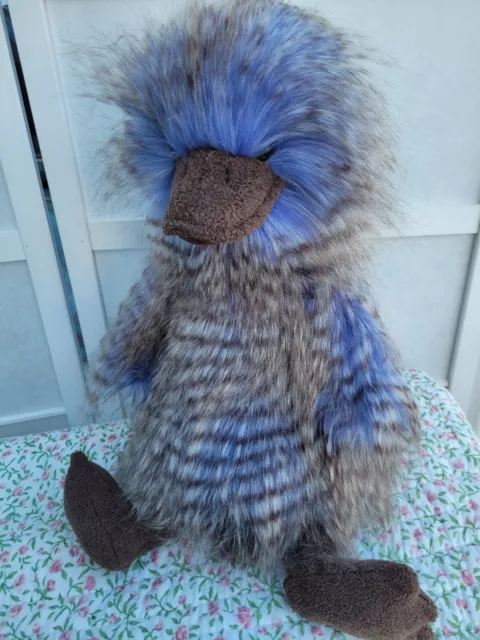 RETIRED JELLYCAT DELPHINE Duck Fluffy Soft Blue Bird Plush Toy 13 Inch 0.99 PicClick UK