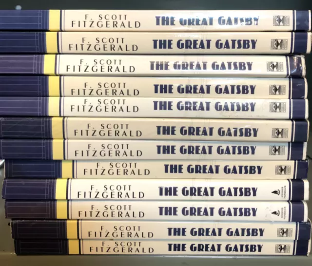 Lot of 12 The Great Gatsby  F Scott Fitzgerald Guided Reading ISBN 0684801523