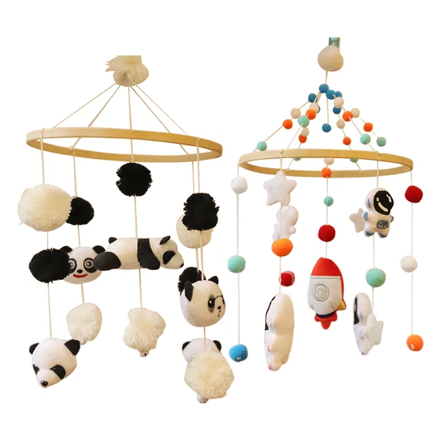 Baby Mobile Crib Wind Chime Crib Nursery Mobile Astronaut Ball Toy