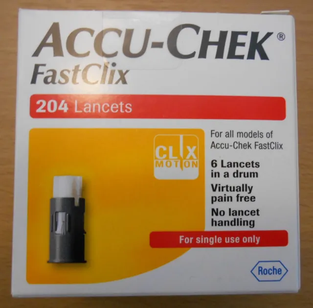 ACCU-CHEK FastClix 204 Lanzetten - Akku CHECK - NEU / OVP -