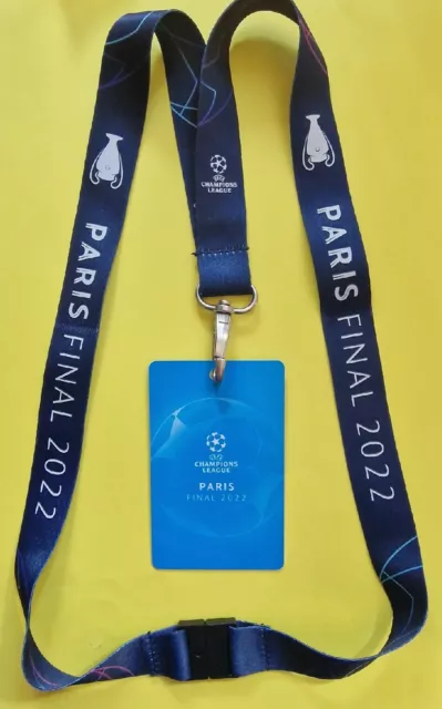 VIP PASS Patrik JR Berger 2022 UEFA Champions League Final Liverpool Real Madrid 2