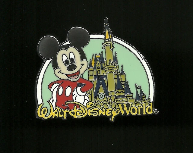 90'S Walt Disney World Mickey Mouse Character Sweatshirt, Made in USA, Men's Size M (approx.), Vintage cotton black type Vintage Second Hand main image 1