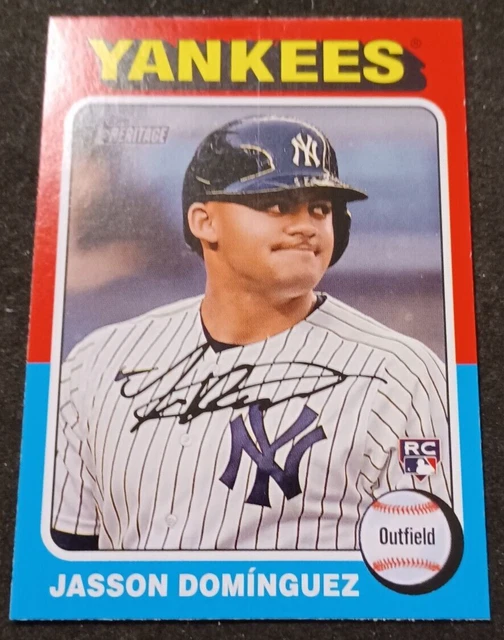 2024 TOPPS HERITAGE Jasson Dominguez Rookie RC 399 New York Yankees EUR 0,93 PicClick IT