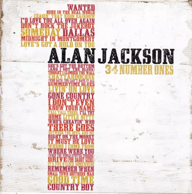 ALAN JACKSON 34 Number Ones  CD NEW SirH70