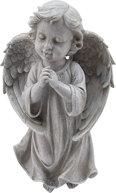 Comfy Hour Faith and Hope Collection Resin 12" Peaceful Cherub Praying Angel