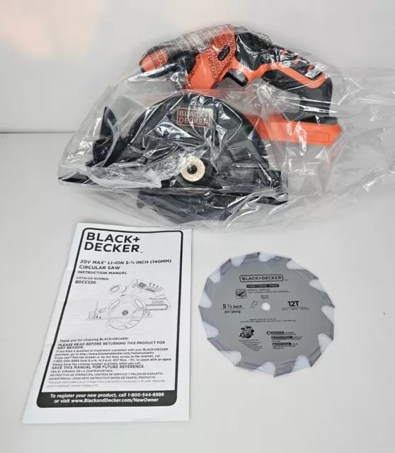Black & Decker Circular Saw Model 7359 7.25” corded 2-1/3” HP