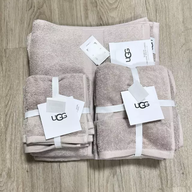 UGG, Bath, Ugg Bath Towels Ugg Towel Set 2 Bath 2 Hand Towels Ugg Towels  Organic