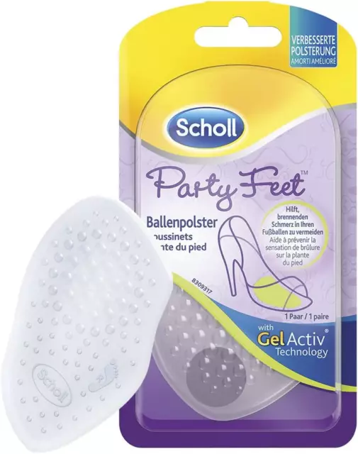 Scholl Party Feet Semelles Antidérapantes Avec Technologie Gelactiv 3