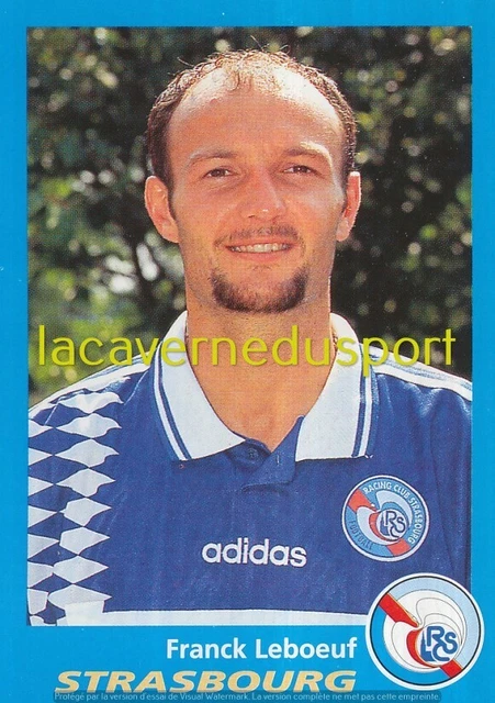 Carte Postale DUGUEPEROUX - RC Strasbourg 1995-1996 - Club Français - Bon état
