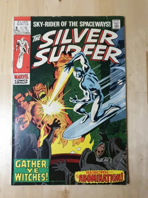 Silver Surfer Volume 1 #12 Marvel Comics 1969 Classic Buscema Cover