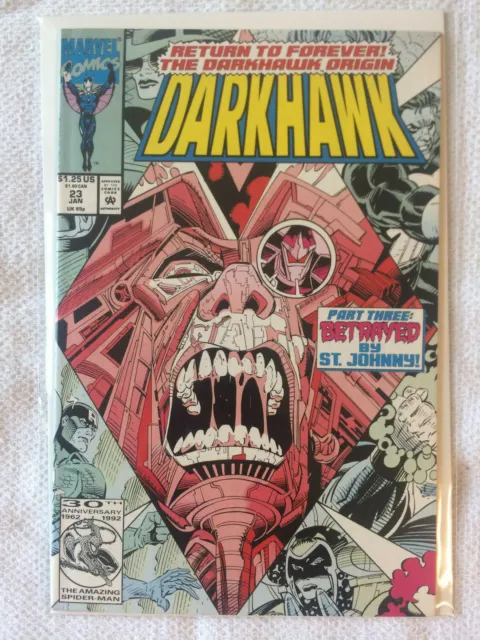 Darkhawk #23 VF+/NM 1993 Marvel Comics Group