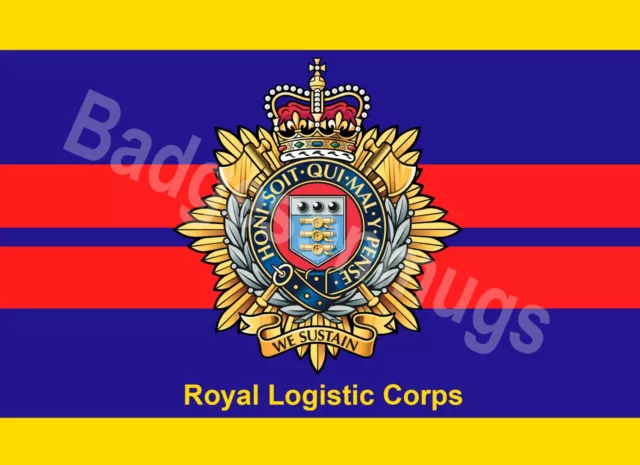 Royal Logistic Corps metal wall plaque / door sign personalised