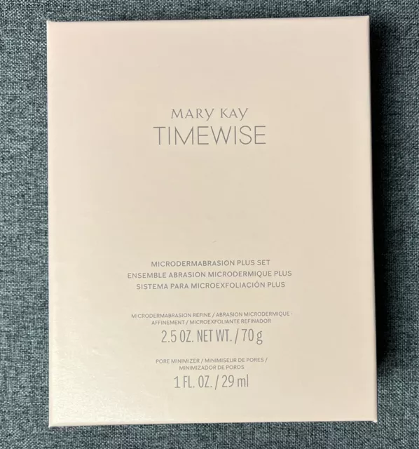 Mary Kay TimeWise Microdermabrasion Plus Set Pore Minimizer 1 oz & Refine 2.5 oz