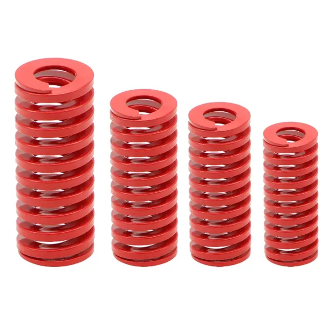 Compression Mould Die Spring Long Spiral Stamping Middle Load Red for 3D Printer