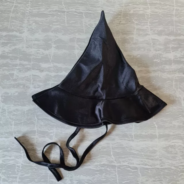 Hexenhut für Kinder schwarz mit Hexe Hut Halloween Kostüm 98/104