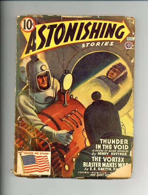 Astonishing Stories Pulp Oct 1942 Vol. 4 #1 GD/VG 3.0