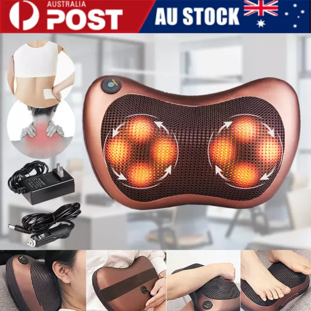 Neck massager back massager Body massage 8 Heads Cushion shiatsu Pillow Car/Home