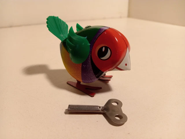 LEHMANN 942 DE Oiseau Lola mécanique tole bleu 1/2 BE EUR 33,00 - FR
