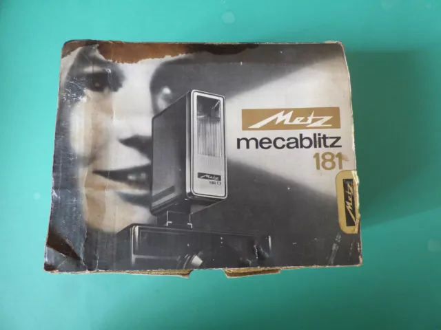 Vintage Mecablitz 181 Camera Flash Boxed New Old Stock Tested!!