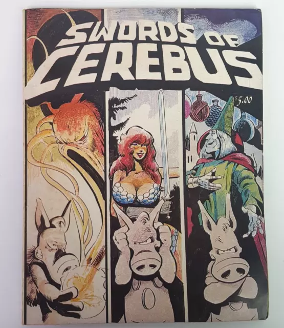 VINTAGE Swords Of Cerebus Volume 1 Dave Sim 1981 First Print Cartoon Comic Book