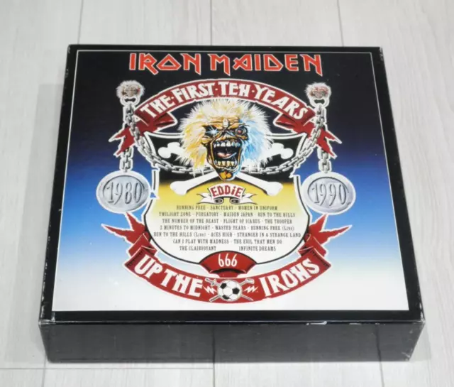 IRON MAIDEN 10 Title 20 x 12" First Ten Years BOX 1990 UK EMI IRN-1/10 LP