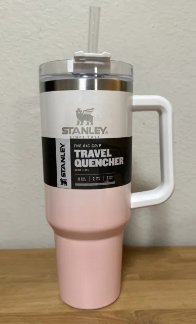 40oz 1.1litre Stanley Cup Quencher Light Pink Insulated Cup
