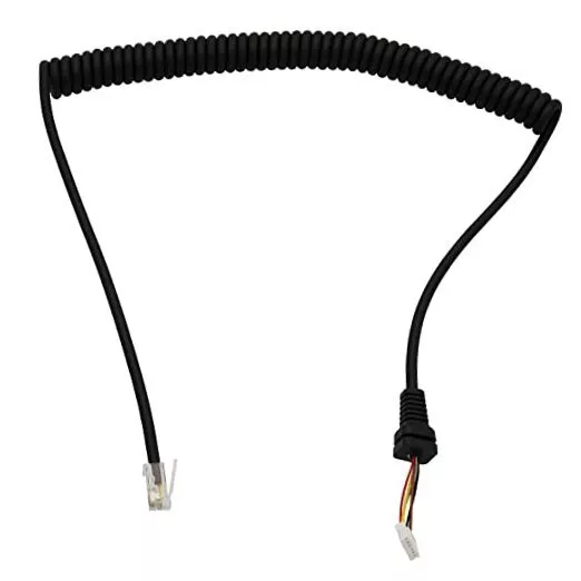 Replacement Microphone Cable Cord for Yaesu MH-36-B6J FT-100D FT-2600M FT