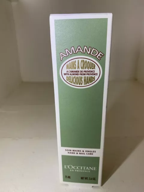 Nuevo L'OCCITANE Almendras Crema para Uñas Leche de Almendras y Aceite de Almendras 75 ml