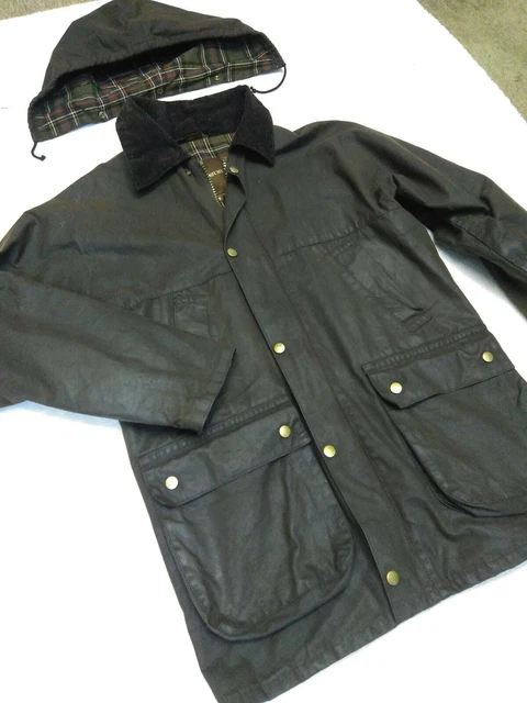 MEN'S XS WAXED Jacket, Brown Woodbury Hunting Cotton Corduroy