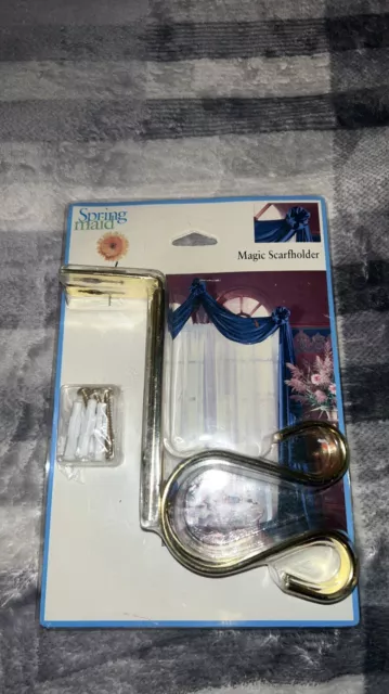 One Pair/set of Spring Maid Magic Scarfholder Curtain Drape Holder Free Shipping