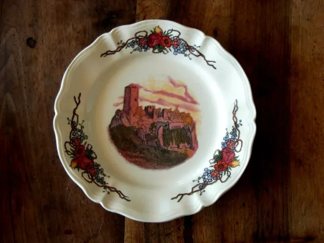 Assiette Plate Ancien D Obernai Sarreguemines La Forteresse Alsace France