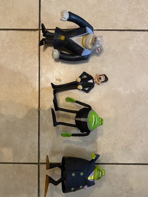 MCDONALDS HAPPY MEAL Toys Flushed Away x 4 Roddy, Whitey, The Toad, Le ...