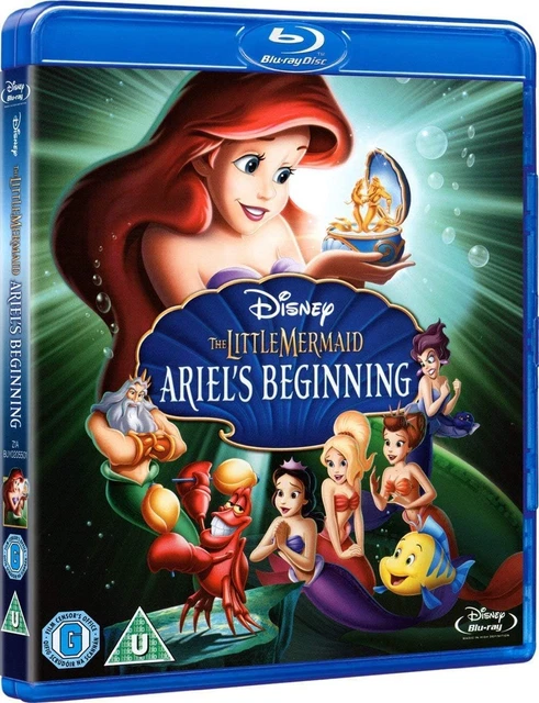 LITTLE MERMAID 3 ariels beginning blu ray £3.69 - PicClick UK