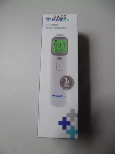 MediBio Infrared No Contact Thermometer for Adult & Baby-Forehead And Ear