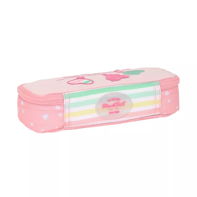 Trousse d'écolier BlackFit8 Globitos 22 x 5 x 8 cm Rose