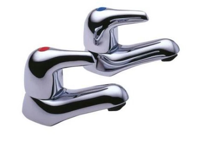 Pegler 4B7040 Performa Leger L153 Water Saving Basin Taps Chrome