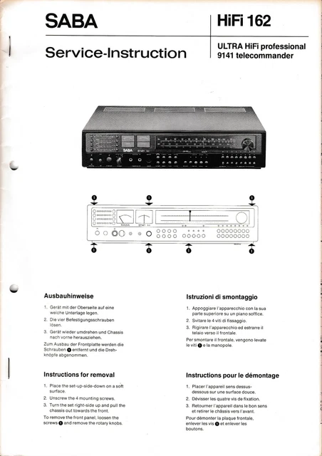 Saba 9241 Digital, Ultra Professional Radio Receiver