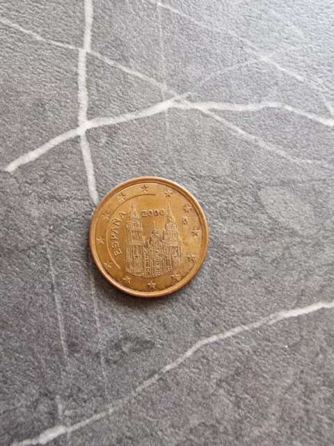 5 Cent Münze Spanien Espana 2000