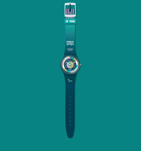 MONTRE SWATCH JEUX Olympiques JO Paris 2024 Volontaires/volunteers New Collector EUR 220,00