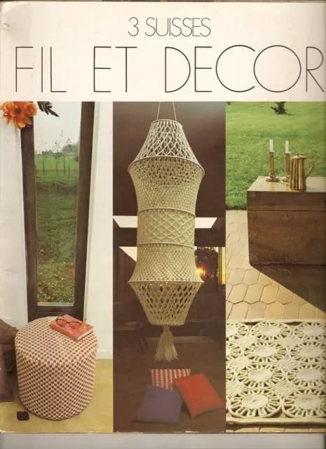 Livre Catalogue Tricot Crochet  Décoration  Vintage