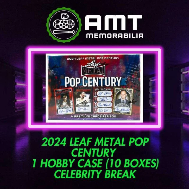 BRIE LARSON 2025 Leaf Metal Pop Century 1X Case 10X Box Break 30 2.99