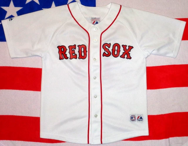 Veste Bomber Vintage Majestic Boston Red Sox - Rouge - Taille M - Nylon