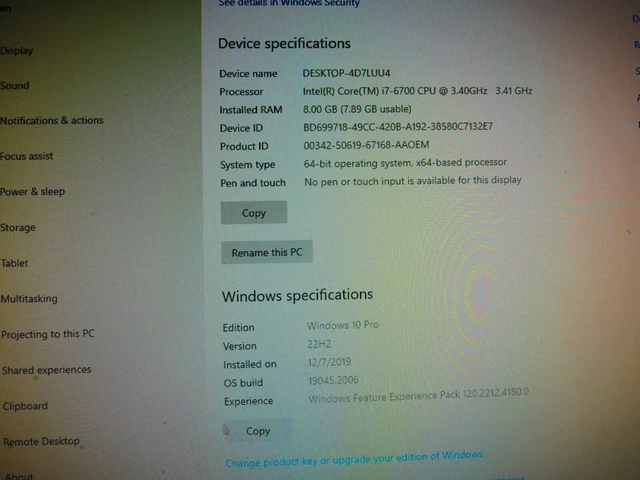 dell optiplex 7040 i7 sff
