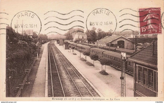 91 BRUNOY _S21165_ Et Environs Artistiques La Gare Train
