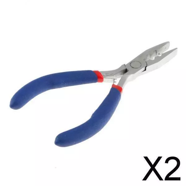 2X Pinza multifunzione professionale per extension per capelli per strumento di