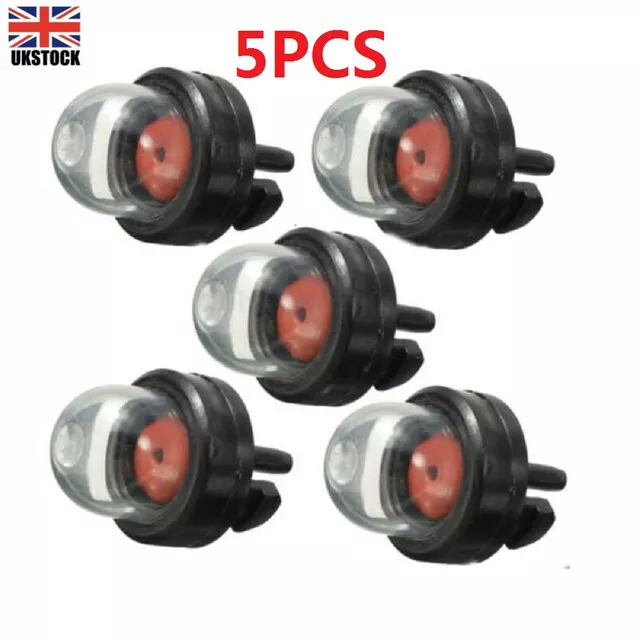 5 x Petrol Strimmer Primer Fuel Bulb Pump for Stihl McCulloch WALBRO Husqvarna