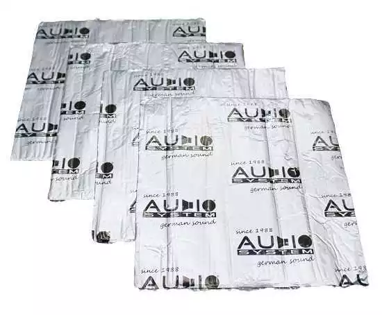 Audio System ALU SHEET EVO 16 Stück 25x25cm = 1m² Dämm-Set Dämmmaterial Alubutyl