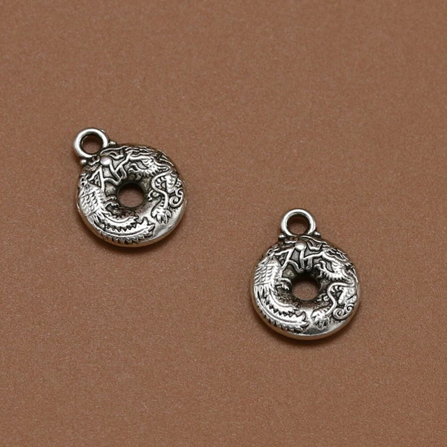 20 Stück Alloy Peace Buckle Anhänger Charms DIY Schmuck Herstellung Zubehör für 10
