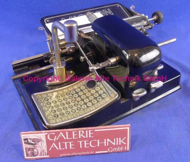Mignon Senkgalgen Schreibmaschine Modell 4   Nr. 330566  - Samlg. GAT - 2800